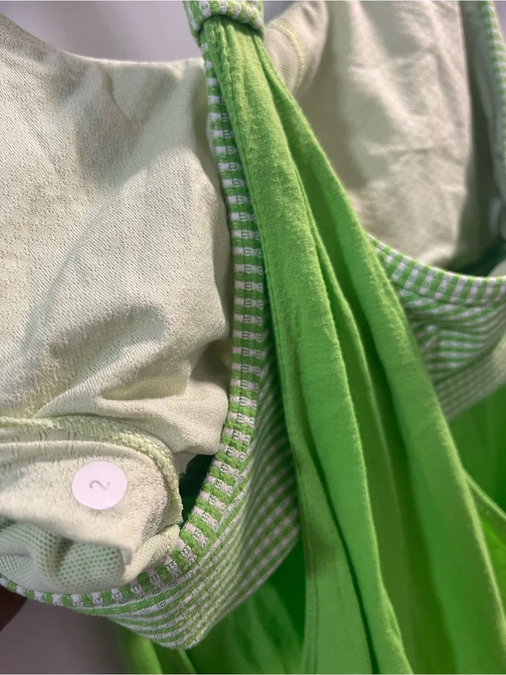 lululemon athletica Neon Lime Racerback Tank